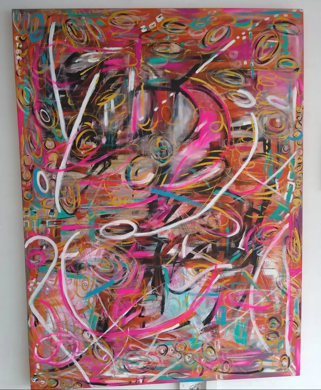 Pintura abstracta de Ninfa Lerma